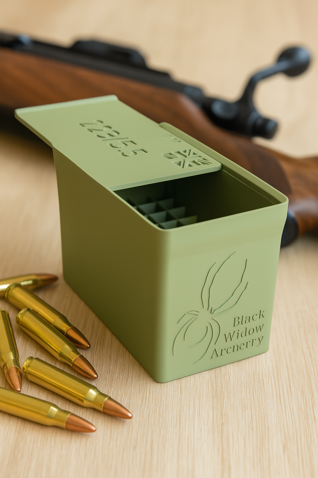 .223 Ammo Case Box for 50 Rounds