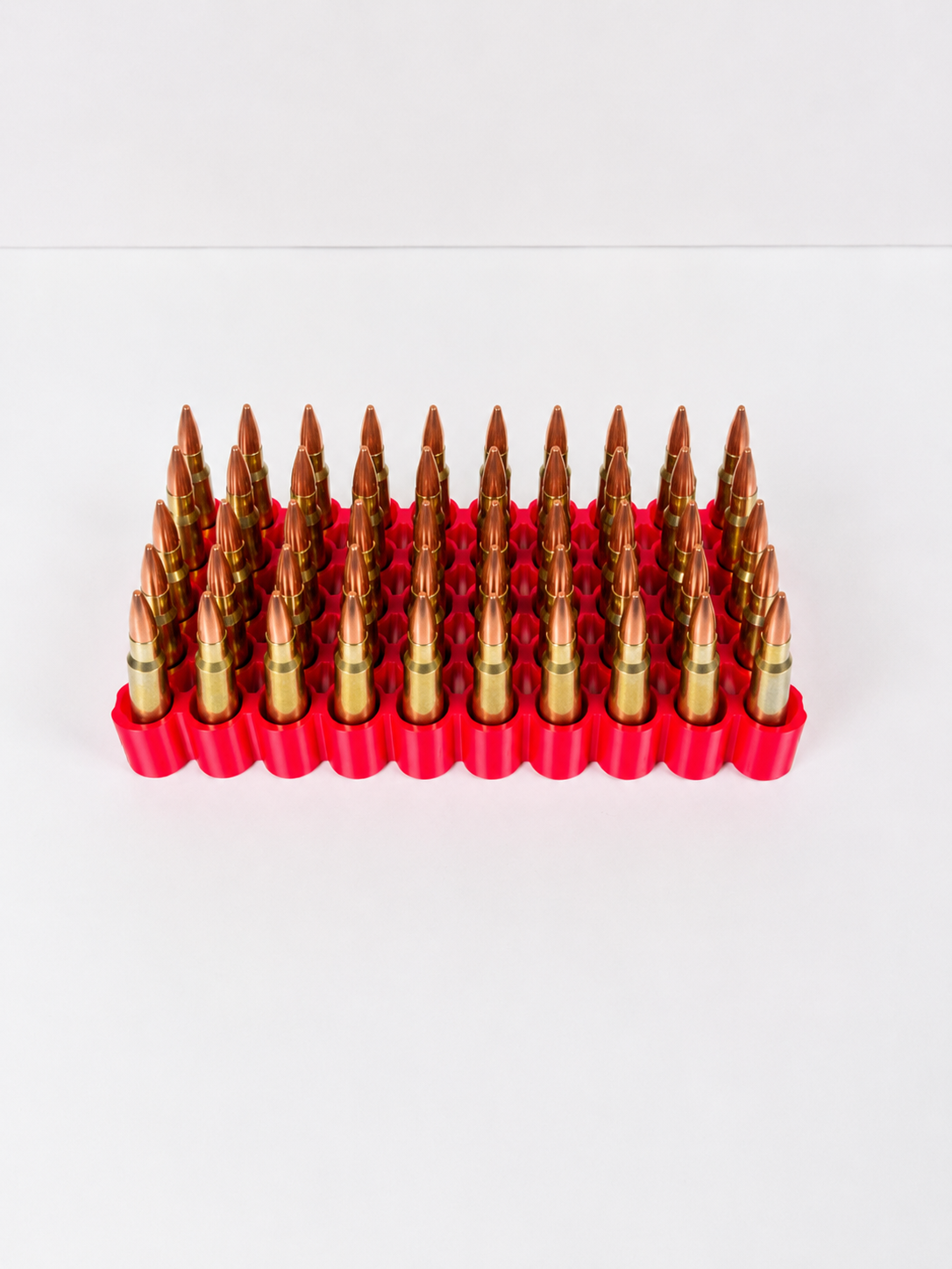 .223 / 5.56 Reloading Ammo Tray – 50 Round Cartridge Holder – 3D Printed Loading