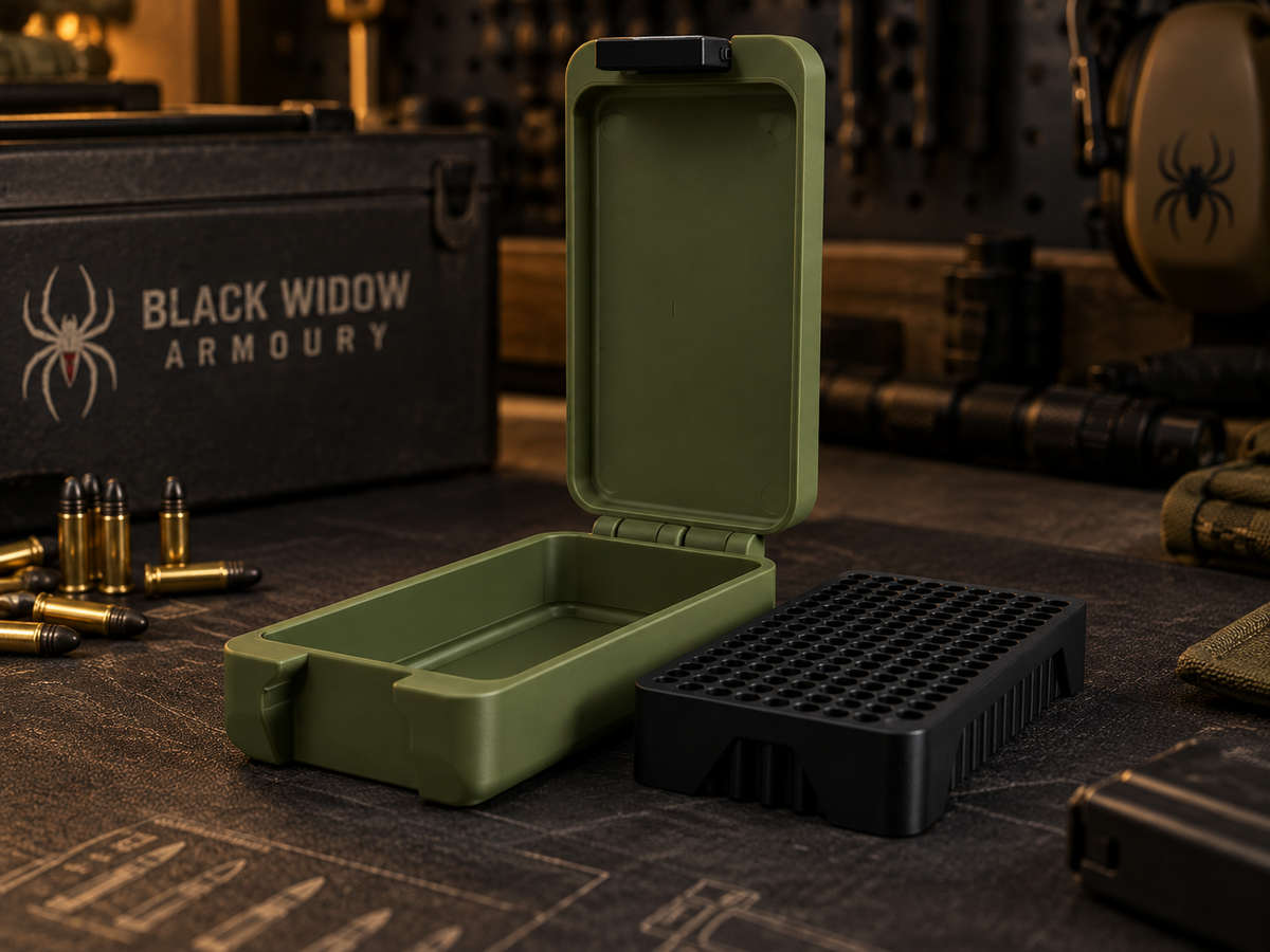 .22LR Ammo Box – Compact, Durable & Range Ready