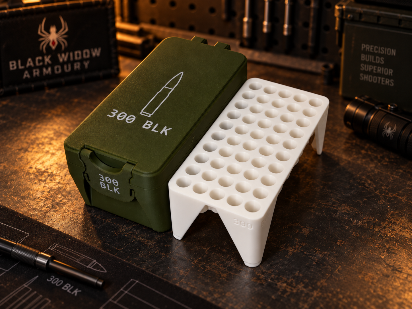 .300 BLK Ammo Box – 50 Round Capacity