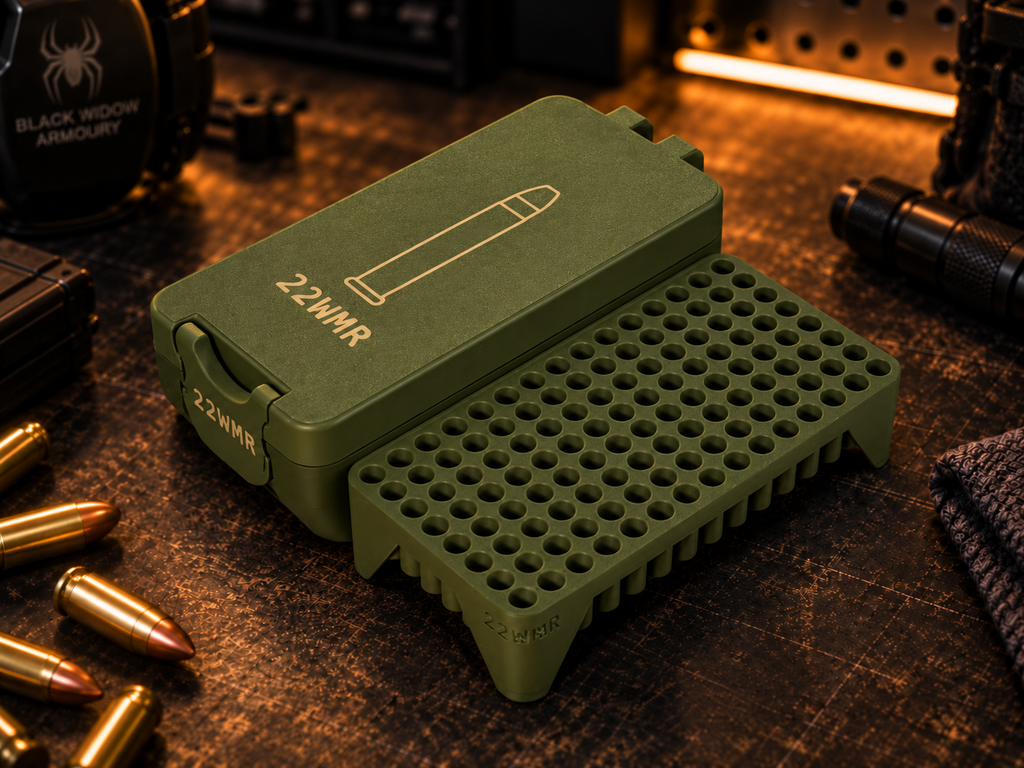 .22 WMR Ammo Box – 120 Round Capacity