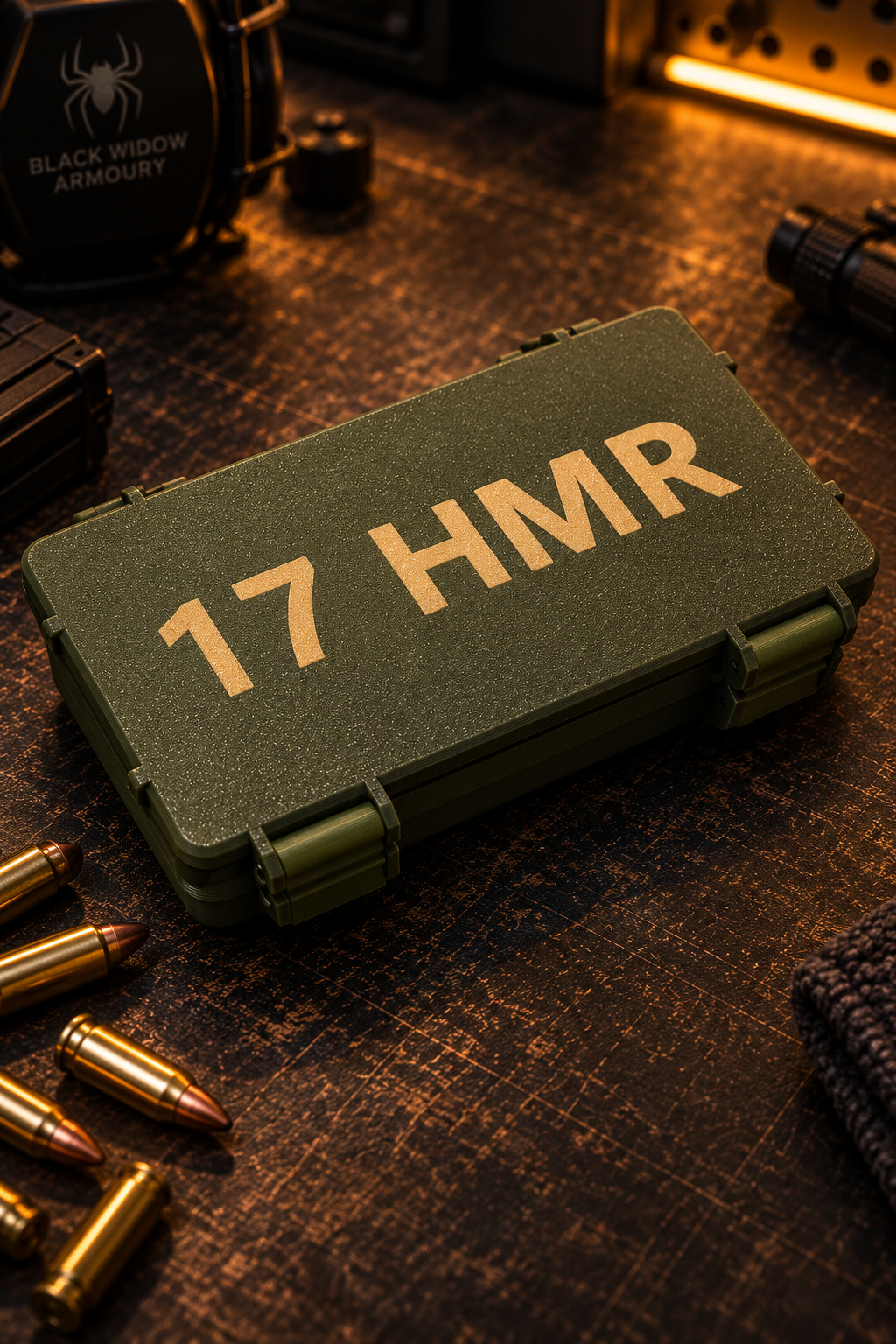 .17 HMR Ammo Box – High Capacity, Organised & Range Ready