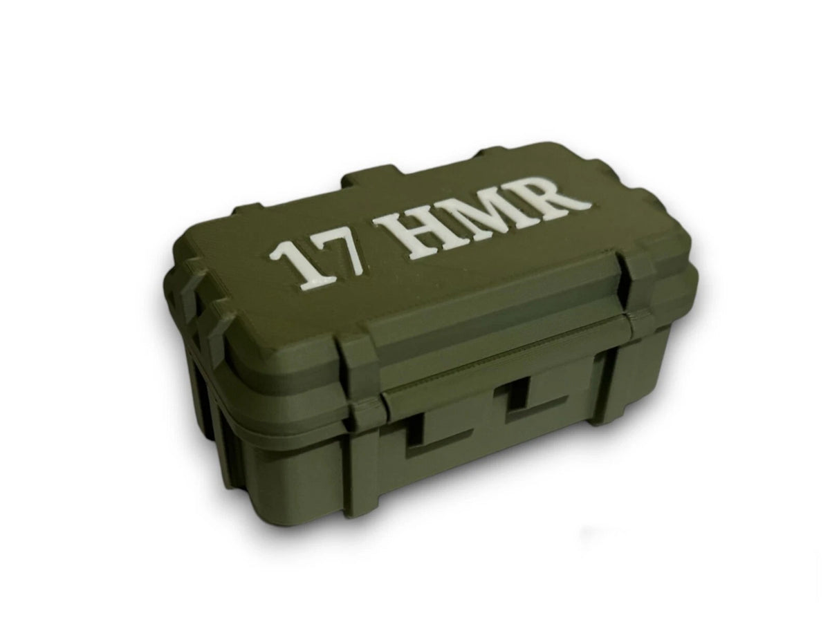 17 HMR & 22 Magnum Ammo Box for 50 rounds. UK Seller